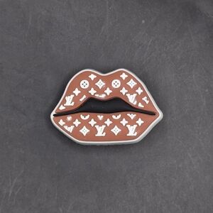 (5/$15) LV Lips 👄 Croc Charm